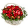 gift basket with strawberry. Latvia
